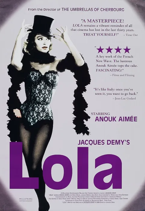 Framed Print : LOLA, US poster, Anouk Aimee, 1961