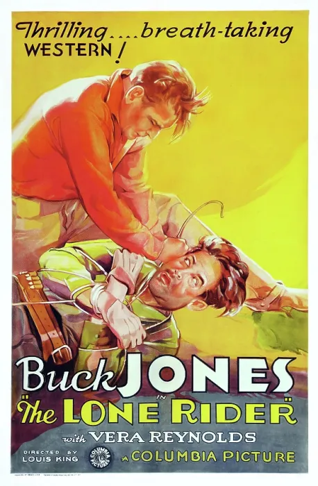 Framed Print : THE LONE RIDER, US poster art, Buck Jones, 1930