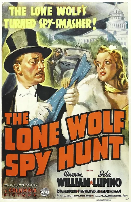 Framed Print : THE LONE WOLF SPY HUNT, US poster art, from left: Warren William, Ida Lupino, 1939