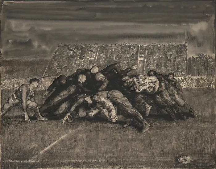 Framed Print : ONE LONG ARM SPINED ANIMAL WITH SIX LEGS, by George Bellows, 1918, American drawing. Charcoal, ink, graphite and lithographic crayon on paper Framed Print : ONE LONG ARM SPINED ANIMAL WITH SIX LEGS, by George Bellows, 1918, American drawing. Charcoal, ink, graphite and lithographic crayon on paper