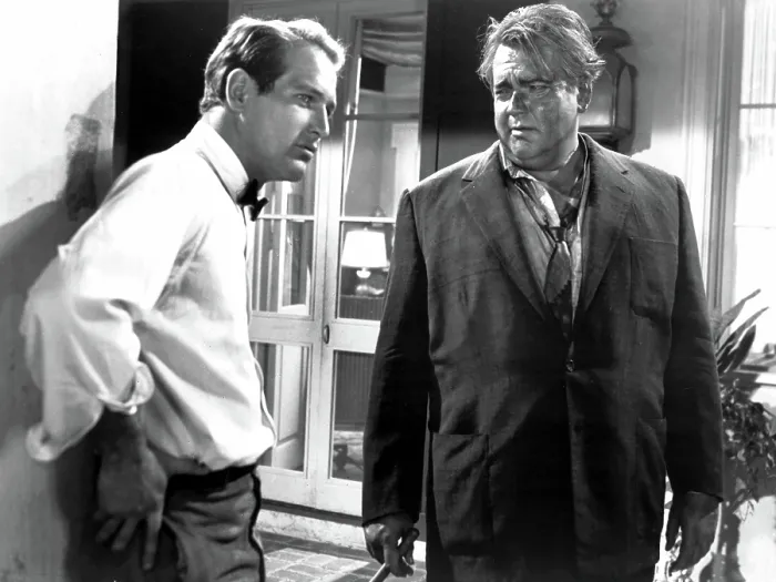 Framed Print : THE LONG, HOT SUMMER, Paul Newman, Orson Welles, 1958. TM and Copyright (c) 20th Century Fox Film Corp. All rights reserved. Courtesy: Everett Collection