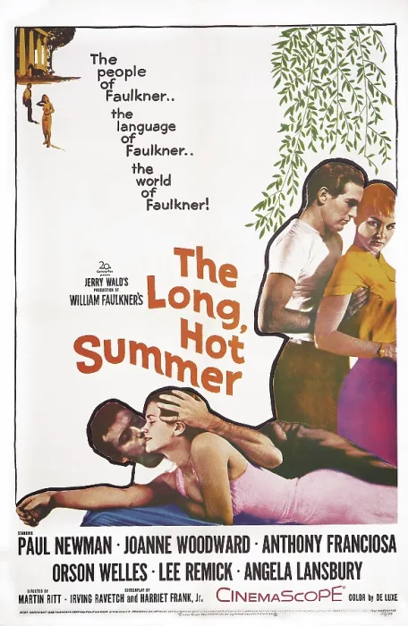 Framed Print : THE LONG, HOT SUMMER, US poster, standing from left: Paul Newman, Joanne Woodward, recling from rear: Anthony Franciosa, Lee Remick, 1958 Framed Print : THE LONG, HOT SUMMER, US poster, standing from left: Paul Newman, Joanne Woodward, recling from rear: Anthony Franciosa, Lee Remick, 1958