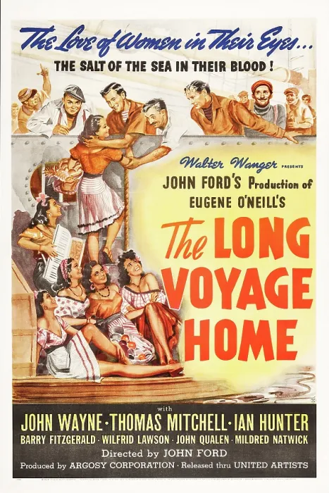 Framed Print : THE LONG VOYAGE HOME, US poster art, John Wayne, 1940