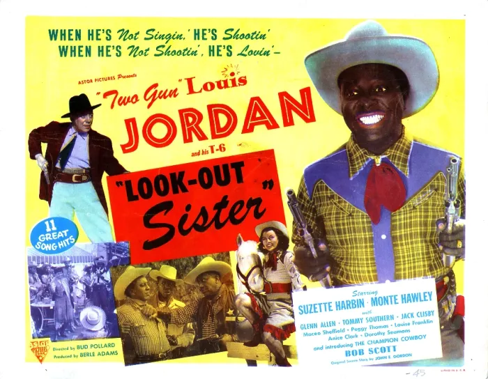 Framed Print : LOOK-OUT SISTER, from left, Suzette Harbin, Louis Jordan, 1947 Framed Print : LOOK-OUT SISTER, from left, Suzette Harbin, Louis Jordan, 1947
