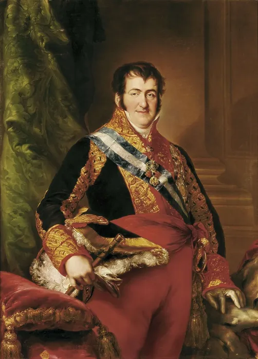 Framed Print : LOPEZ Y PORTAA, Vicente (1772-1850). Fernando VII. Oil on canvas. SPAIN. Madrid. St. Fernando Royal Academy Museum. AISA / Everett Collection**US SALES ONLY** Framed Print : LOPEZ Y PORTAA, Vicente (1772-1850). Fernando VII. Oil on canvas. SPAIN. Madrid. St. Fernando Royal Academy Museum. AISA / Everett Collection**US SALES ONLY**