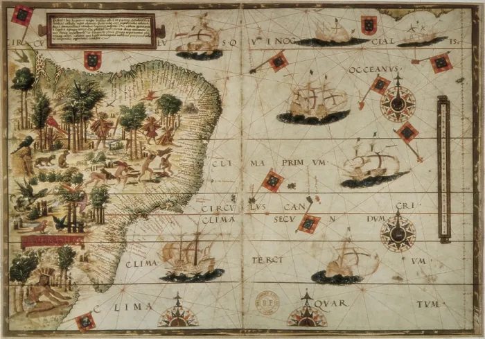 Framed Print : Lopo Homem (16th c.); REINEL, Jorge (1502 - 1572); REINEL, Pedro (ca. 1462 - 1542). Atlas Miller. 1519 Framed Print : Lopo Homem (16th c.); REINEL, Jorge (1502 - 1572); REINEL, Pedro (ca. 1462 - 1542). Atlas Miller. 1519