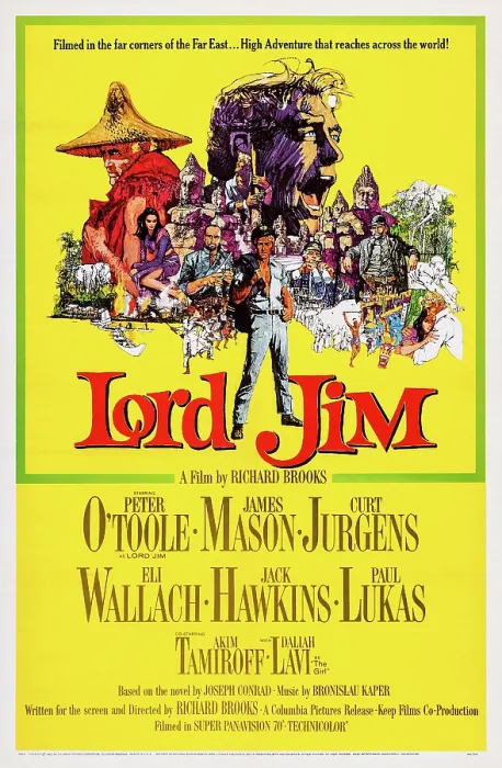 Framed Print : LORD JIM, US poster art, Peter O'Toole, 1965 Framed Print : LORD JIM, US poster art, Peter O'Toole, 1965