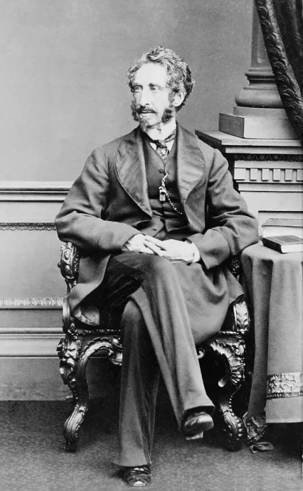 Framed Print : Lord Lytton (1831-1891) (Robert Bulwer Lytton) poet and diplomat. As Viceroy of India his actions caused the Second Afghan War (1878-80) which the British lost. Ca. 1865