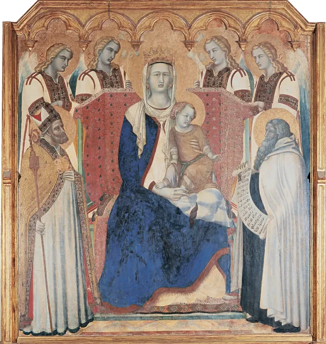 Framed Print : Lorenzetti Pietro, Carmine Altarpiece, 1329, 14th Century, tempera on panel transferred to canvas, Italy, Tuscany, Siena Framed Print : Lorenzetti Pietro, Carmine Altarpiece, 1329, 14th Century, tempera on panel transferred to canvas, Italy, Tuscany, Siena