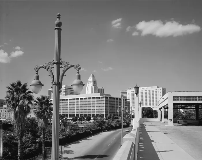 Framed Print : Los Angeles Union Passenger Terminal, view to west, with baggage shed in background, 800 North Alameda Street, Los Angeles, California, photograph circa 1970s Framed Print : Los Angeles Union Passenger Terminal, view to west, with baggage shed in background, 800 North Alameda Street, Los Angeles, California, photograph circa 1970s