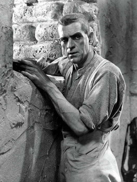 Framed Print : THE LOST PATROL, Boris Karloff, 1934