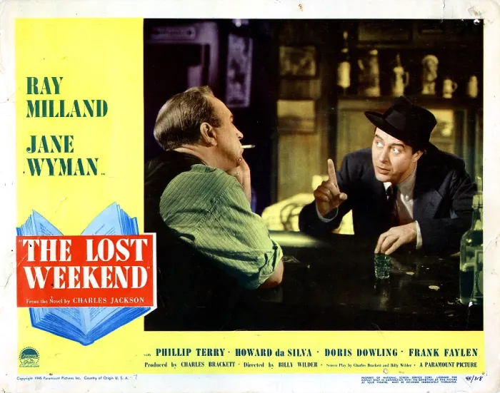 Framed Print : THE LOST WEEKEND, from left, Howard Da Silva, Ray Milland, 1945 Framed Print : THE LOST WEEKEND, from left, Howard Da Silva, Ray Milland, 1945