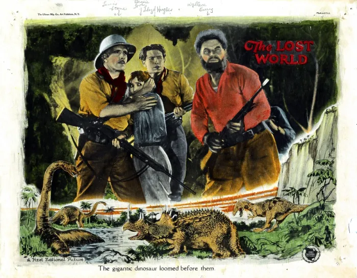 Framed Print : THE LOST WORLD, from left, Lewis Stone, Bessie Love, Lloyd Hughes, Wallace Beery, 1925 Framed Print : THE LOST WORLD, from left, Lewis Stone, Bessie Love, Lloyd Hughes, Wallace Beery, 1925