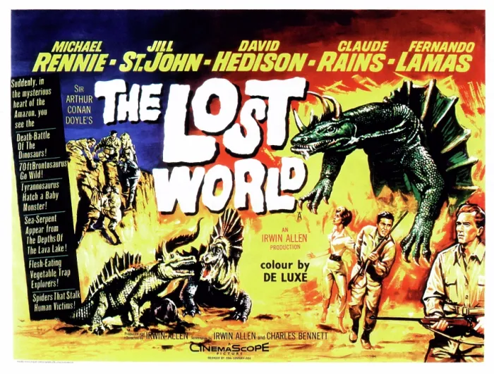 Framed Print : THE LOST WORLD, poster art, 1960, TM and Copyright 20th Century Fox Film Corp. All rights reserved. / courtesy Everett Collection