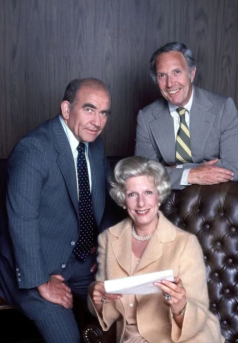 Framed Print : LOU GRANT, from left: Ed Asner, Nancy Marchand, Mason Adams, (1979), 1977-82 Framed Print : LOU GRANT, from left: Ed Asner, Nancy Marchand, Mason Adams, (1979), 1977-82