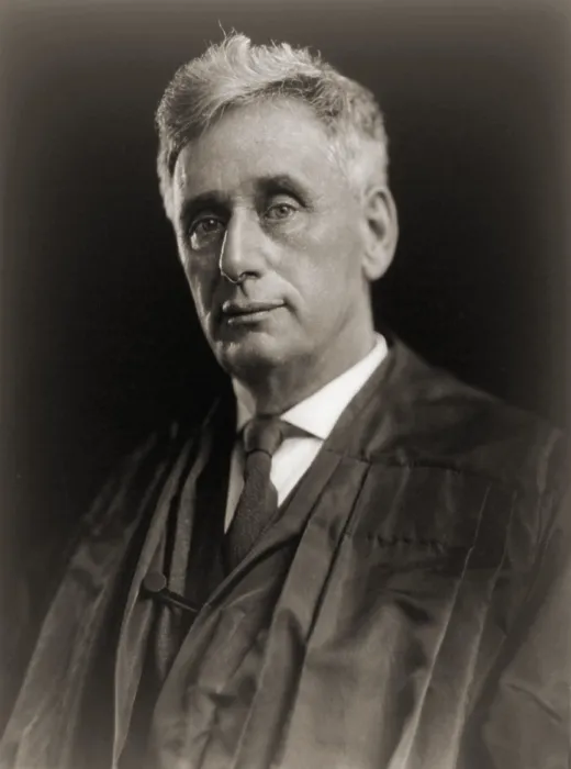 Framed Print : Louis Brandeis (1856-1941), wearing judicial robes. Ca. 1920 Framed Print : Louis Brandeis (1856-1941), wearing judicial robes. Ca. 1920