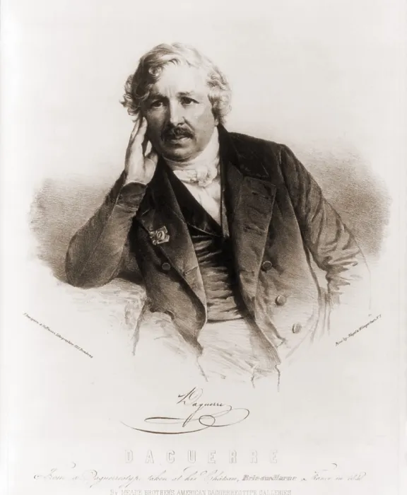 Framed Print : Louis Daguerre (1787-1851), French inventor of the Daguerreotype, the first photographic process in 1839. Ca. 1840 Framed Print : Louis Daguerre (1787-1851), French inventor of the Daguerreotype, the first photographic process in 1839. Ca. 1840