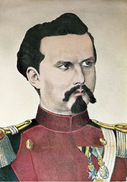 Framed Print : LOUIS II of Bavaria (1845-1886). Engraving. ITALY. Milan. Civica Raccolta delle Stampe 'Achille Bertarelli' (Achille Bertarelli collection of prints)