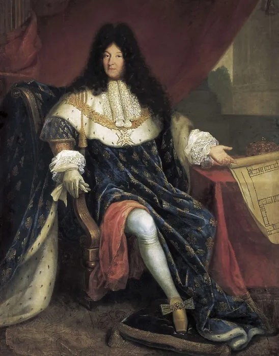 Framed Print : LOUIS XIV, called 'Le Roi Soleil' (1638-1715). Oil on canvas. FRANCE. Versailles. National Museum of Versailles. AISA / Everett Collection**US SALES ONLY**