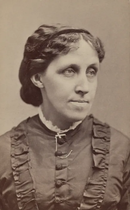 Framed Print : Louisa May Alcott served as a nurse in the Union Hospital at Georgetown, DC in 1862. She contracted a severe case of typhoid in her sixth week, ending her service