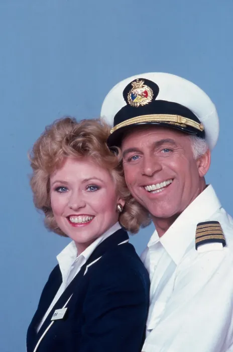 Framed Print : THE LOVE BOAT, Lauren Tewes, Gavin MacLeod, 1977-1986