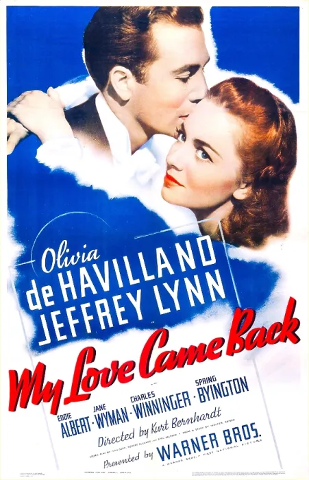 Framed Print : MY LOVE CAME BACK, US poster, Jeffrey Lynn, Olivia de Havilland, 1940