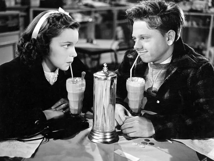 Framed Print : LOVE FINDS ANDY HARDY, Judy Garland, Mickey Rooney, 1938 Framed Print : LOVE FINDS ANDY HARDY, Judy Garland, Mickey Rooney, 1938