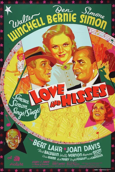 Framed Print : LOVE AND HISSES, top l-r: Walter Winchell, Simone Simon, Ben Bernie, bottom l-r: Bert Lahr, Joan Davis, 1937. TM and Copyright 20th Century Fox Film Corp Framed Print : LOVE AND HISSES, top l-r: Walter Winchell, Simone Simon, Ben Bernie, bottom l-r: Bert Lahr, Joan Davis, 1937. TM and Copyright 20th Century Fox Film Corp