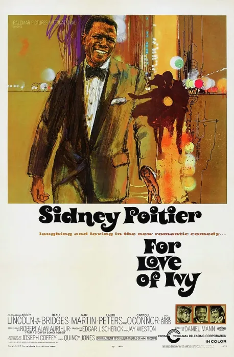 Framed Print : FOR LOVE OF IVY, US poster art, Sidney Poitier, 1968 Framed Print : FOR LOVE OF IVY, US poster art, Sidney Poitier, 1968