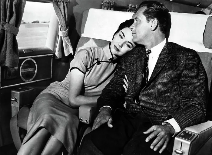 Framed Print : LOVE IS A MANY-SPLENDORED THING, Jennifer Jones, William Holden, 1955, TM and Copyright 20th Century Fox Film Corp. All rights reserved Framed Print : LOVE IS A MANY-SPLENDORED THING, Jennifer Jones, William Holden, 1955, TM and Copyright 20th Century Fox Film Corp. All rights reserved