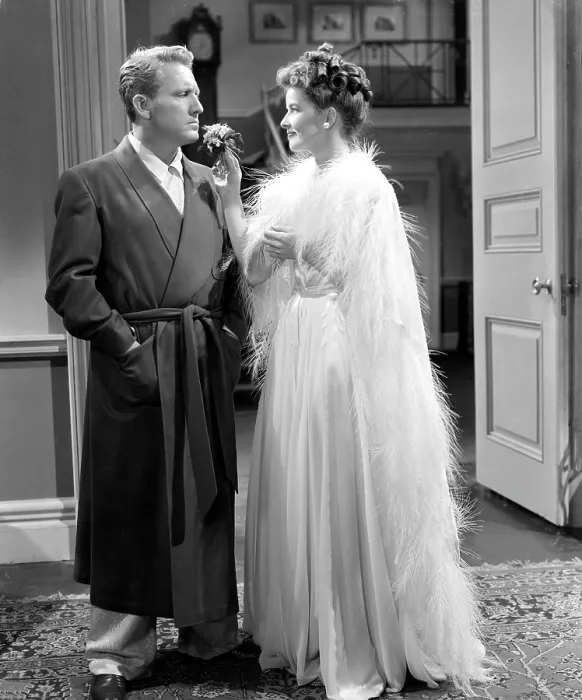 Framed Print : WITHOUT LOVE, Spencer Tracy, Katharine Hepburn, 1945