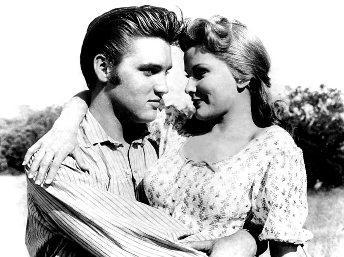 Framed Print : LOVE ME TENDER, Elvis Presley, Debra Paget, 1956. TM and Copyright 20th Century Fox Film Corp. All rights reserved. Courtesy: Everett Collection