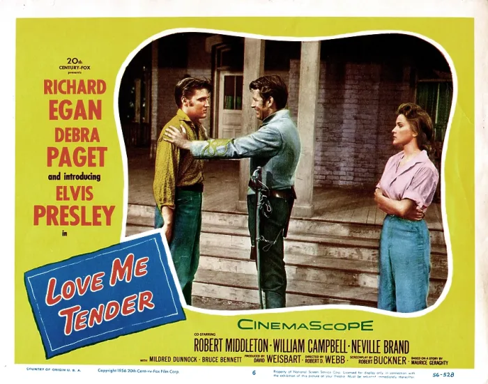 Framed Print : LOVE ME TENDER, Elvis Presley, Richard Egan, Debra Paget, 1956 Framed Print : LOVE ME TENDER, Elvis Presley, Richard Egan, Debra Paget, 1956