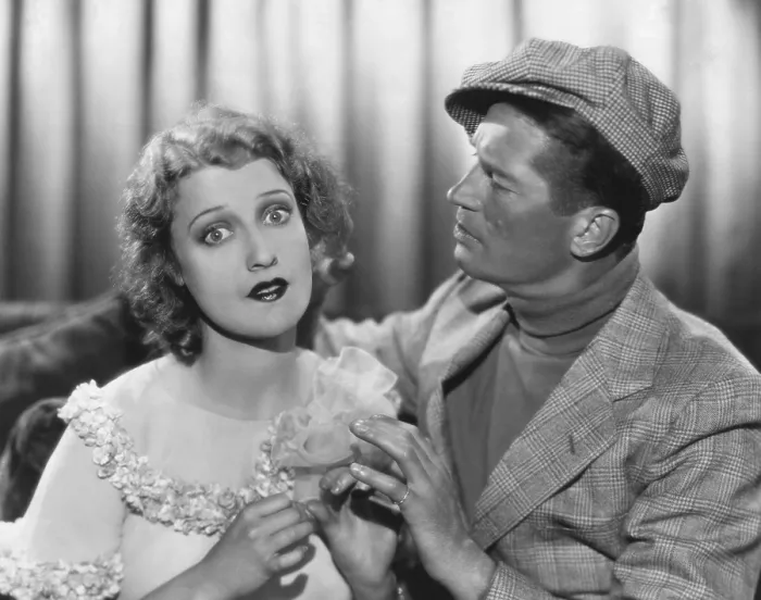 Framed Print : LOVE ME TONIGHT, from left: Jeanette MacDonald, Maurice Chevalier, 1932