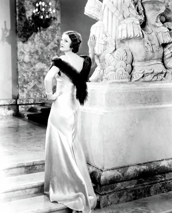 Framed Print : LOVE ME TONIGHT, Myrna Loy (in a gown by Travis Banton), 1932 Framed Print : LOVE ME TONIGHT, Myrna Loy (in a gown by Travis Banton), 1932