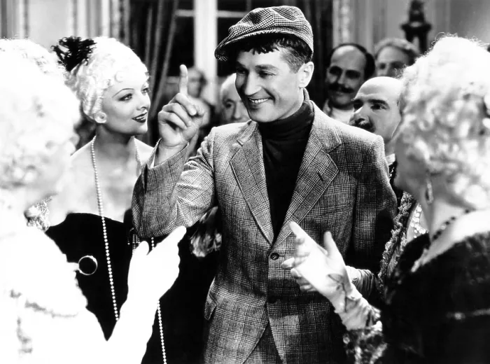 Framed Print : LOVE ME TONIGHT, Myrna Loy, Maurice Chevalier, 1932