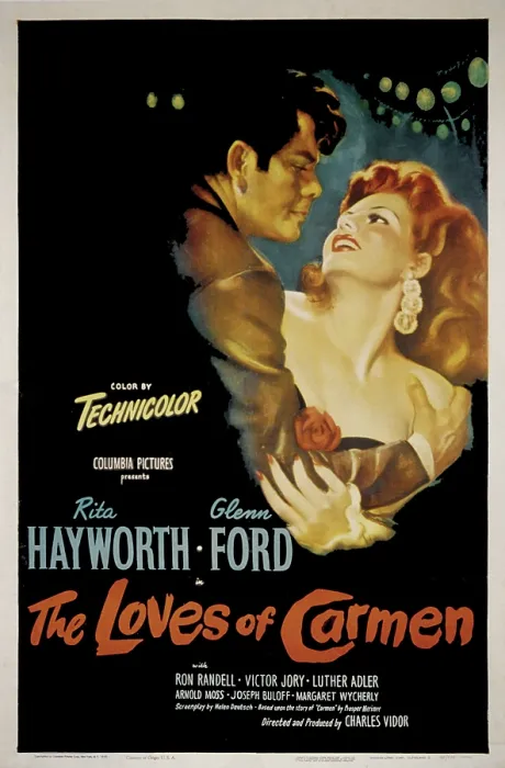 Framed Print : THE LOVES OF CARMEN, Glenn Ford, Rita Hayworth, 1948 Framed Print : THE LOVES OF CARMEN, Glenn Ford, Rita Hayworth, 1948