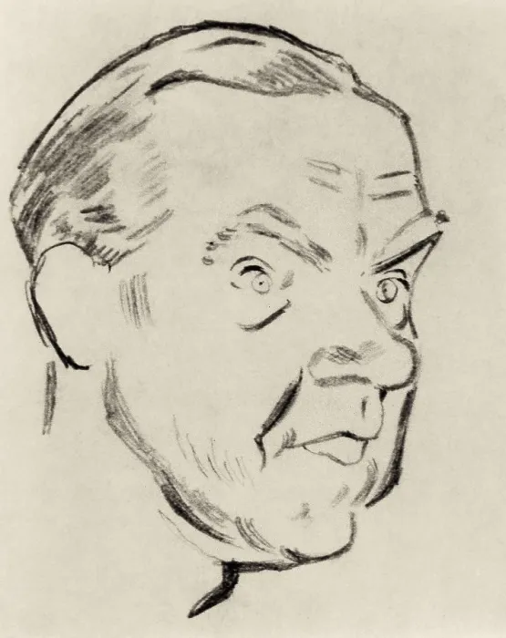 Framed Print : LOW, David (1891-1963). Graham Greene. 1959. Portrait. Drawing. UNITED KINGDOM. London. National Portrait Gallery. AISA / Everett Collection - Image has fine art copyright