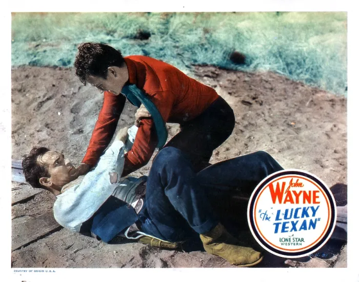 Framed Print : THE LUCKY TEXAN, from left, Lloyd Whitlock, John Wayne, 1934 Framed Print : THE LUCKY TEXAN, from left, Lloyd Whitlock, John Wayne, 1934