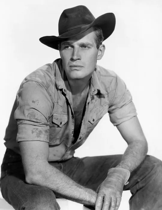 Framed Print : LUCY GALLANT, Charlton Heston, 1955 Framed Print : LUCY GALLANT, Charlton Heston, 1955