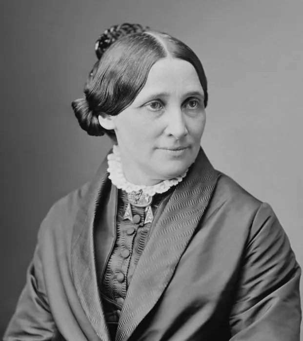 Framed Print : Lucy Webb Hayes, wife of Rutherford B. Hayes, 19th President of the US, c. 1876-1880. She was a temperance and anti-slavery advocate before the US Civil War