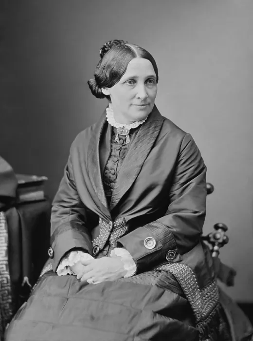 Framed Print : Lucy Webb Hayes, wife of Rutherford B. Hayes, 19th President of the US, c. 1876-1880