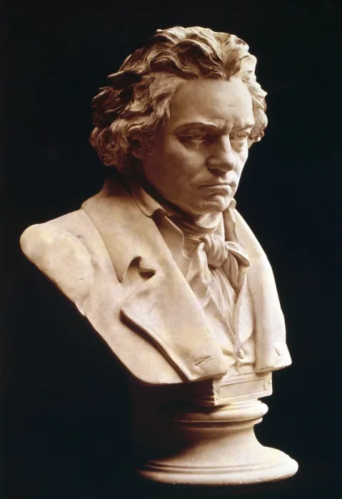 Framed Print : Ludwig van Beethoven (1770-1827), German classical composer, circa 1810s