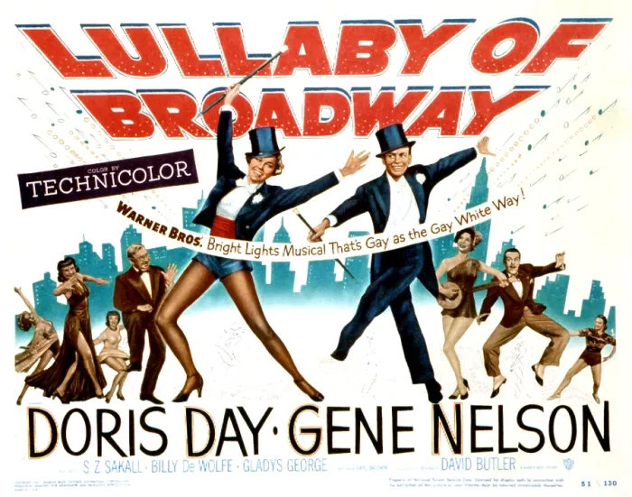 Framed Print : LULLABY OF BROADWAY, S.Z. Sakall, Doris Day, Gene Nelson, Billy deWolfe, 1951