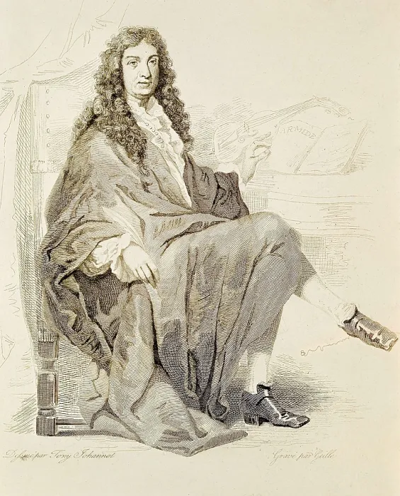 Framed Print : Lully, Jean-Baptiste (1632-1687). Engraving. AISA / Everett Collection**US SALES ONLY** Framed Print : Lully, Jean-Baptiste (1632-1687). Engraving. AISA / Everett Collection**US SALES ONLY**
