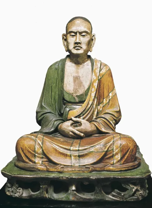 Framed Print : Luohan. 10th-12th c. Disciple of Buddha. Chinese art. Song period. China  /  Porcelain. UNITED KINGDOM. London. The British Museum. Proc: CHINA. Cheng-te