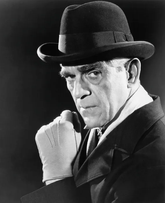 Framed Print : LURED, Boris Karloff, 1947 Framed Print : LURED, Boris Karloff, 1947