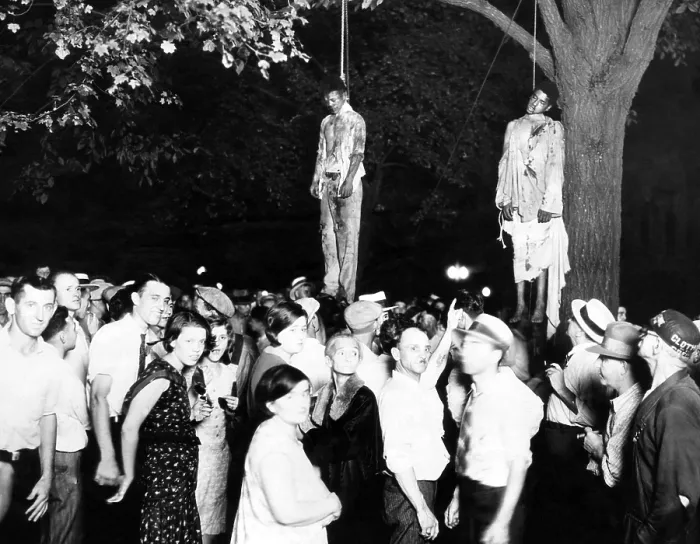 Framed Print : Lynching of two men, Marion, Indiana, circa 1930s. Courtesy: CSU Archives / Everett Collection Framed Print : Lynching of two men, Marion, Indiana, circa 1930s. Courtesy: CSU Archives / Everett Collection