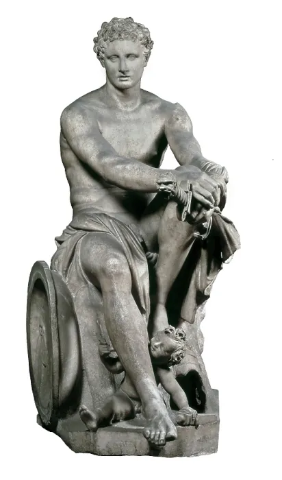 Framed Print : LYSIPPUS (c. 370-318 BC). Ares Ludovisi. 320 BC. Roman marble copy after the original. Hellenistic art. Sculpture on marble. ITALY. Rome. National Roman Museum Framed Print : LYSIPPUS (c. 370-318 BC). Ares Ludovisi. 320 BC. Roman marble copy after the original. Hellenistic art. Sculpture on marble. ITALY. Rome. National Roman Museum