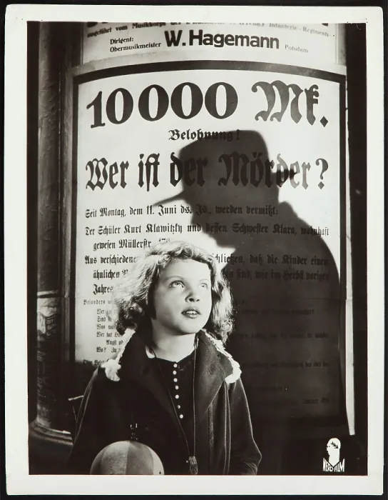 Framed Print : M, (aka M - EINE STADT SUCHT EINEN MORDER), Inge Landgut, 1931